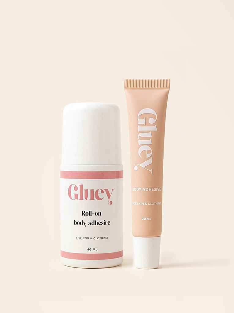 Gluey Duo: de roll-on en de tube samen
